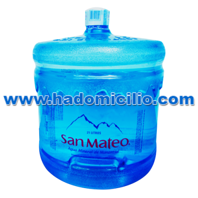 Bidon de agua mineral manantial San Mateo 21 litros retornable